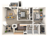Two Bedroom Two Bath Apartment Two Bedroom Two Bath Apartment